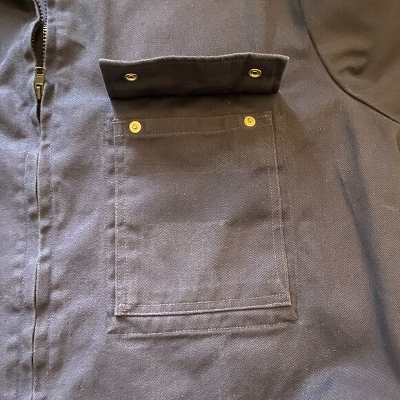 vintage 90s cotton work jacket proban size medium to large - Picture 8 of 11